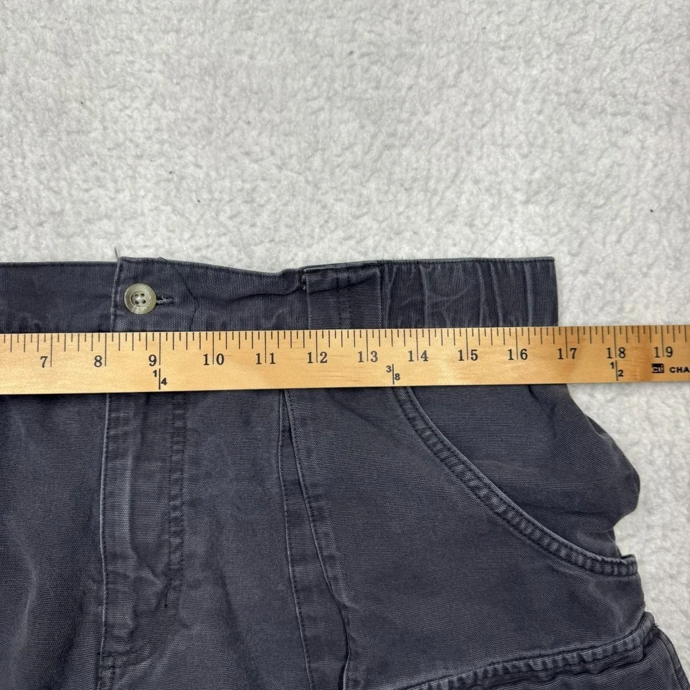 Columbia Cargo Safari Shorts Gray 100% Cotton Men's Size 32x6